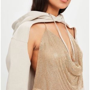 Carli Bybel cropped hoodie🍂